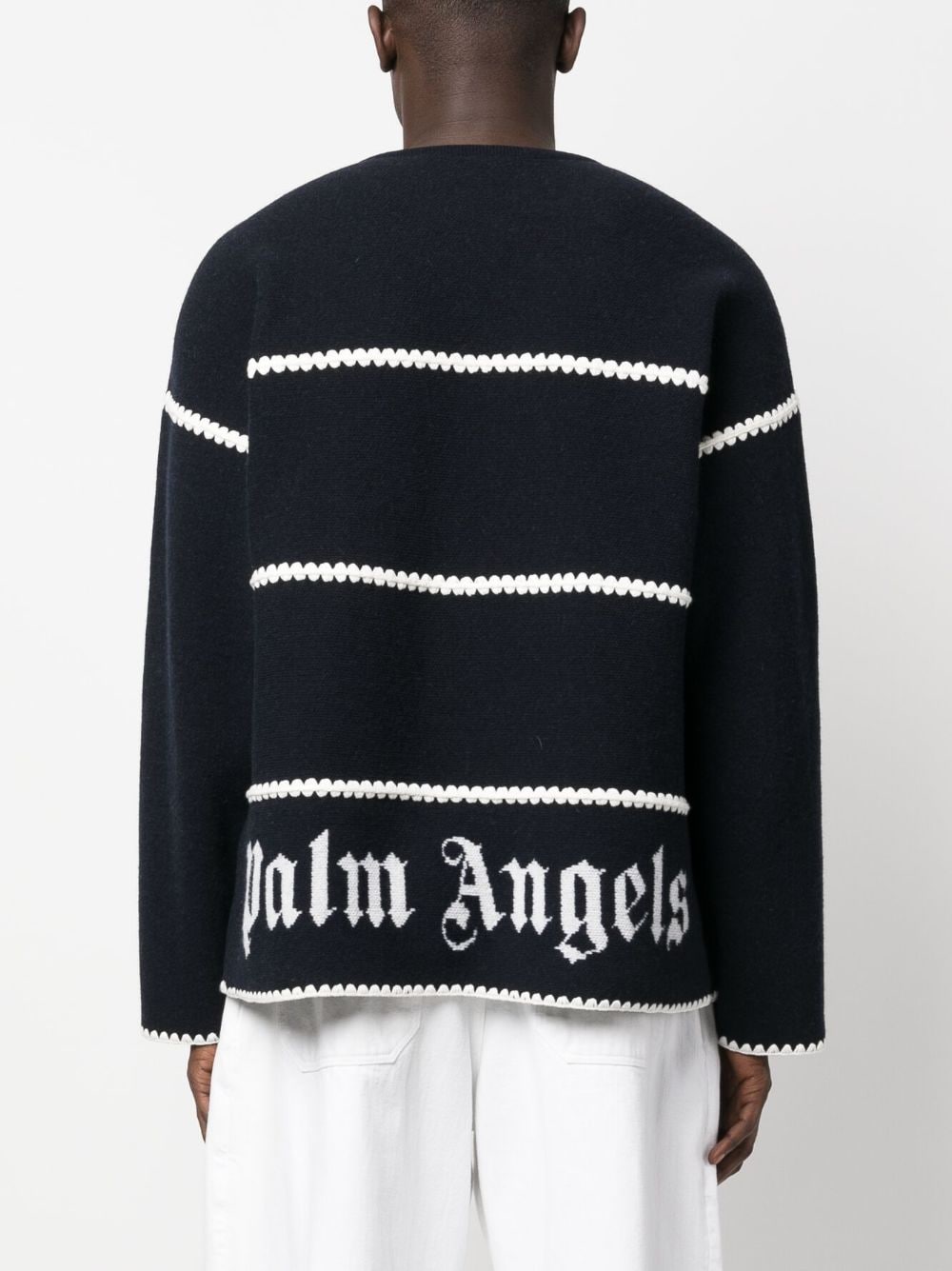 Palm Angels Palm Angels Sweaters Blue - SOHO '25