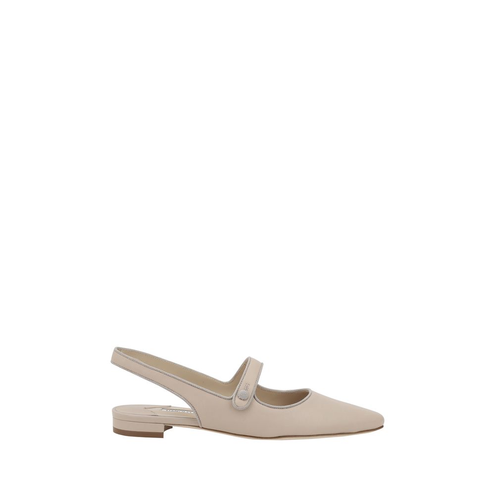 Manolo Blahnik Campariflatsli Ballerinas - SOHO '25