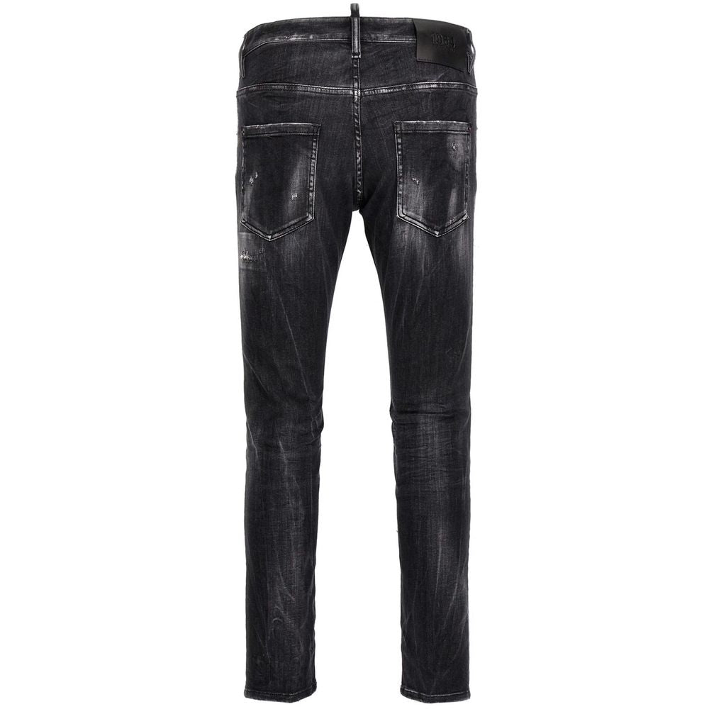 Dsquared² Black Cotton Jeans & Pant - SOHO '25