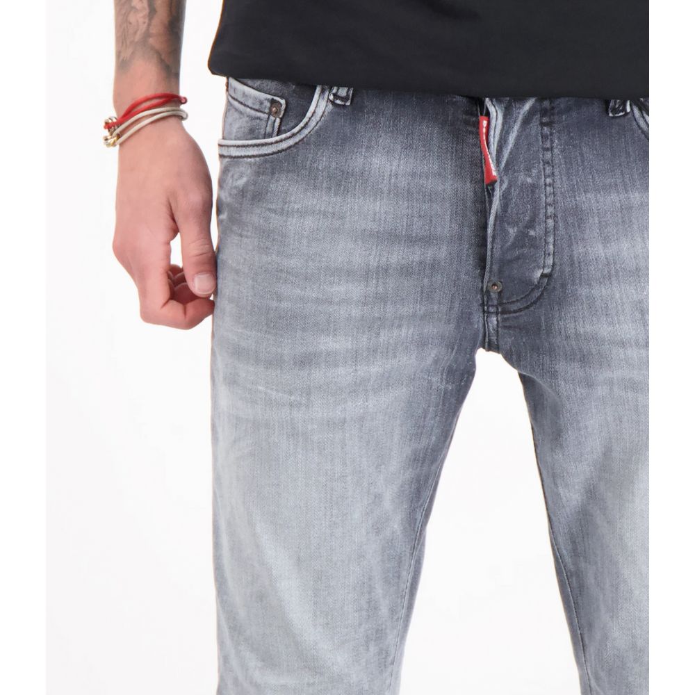 Dsquared² Gray Cotton Jeans & Pant - SOHO '25