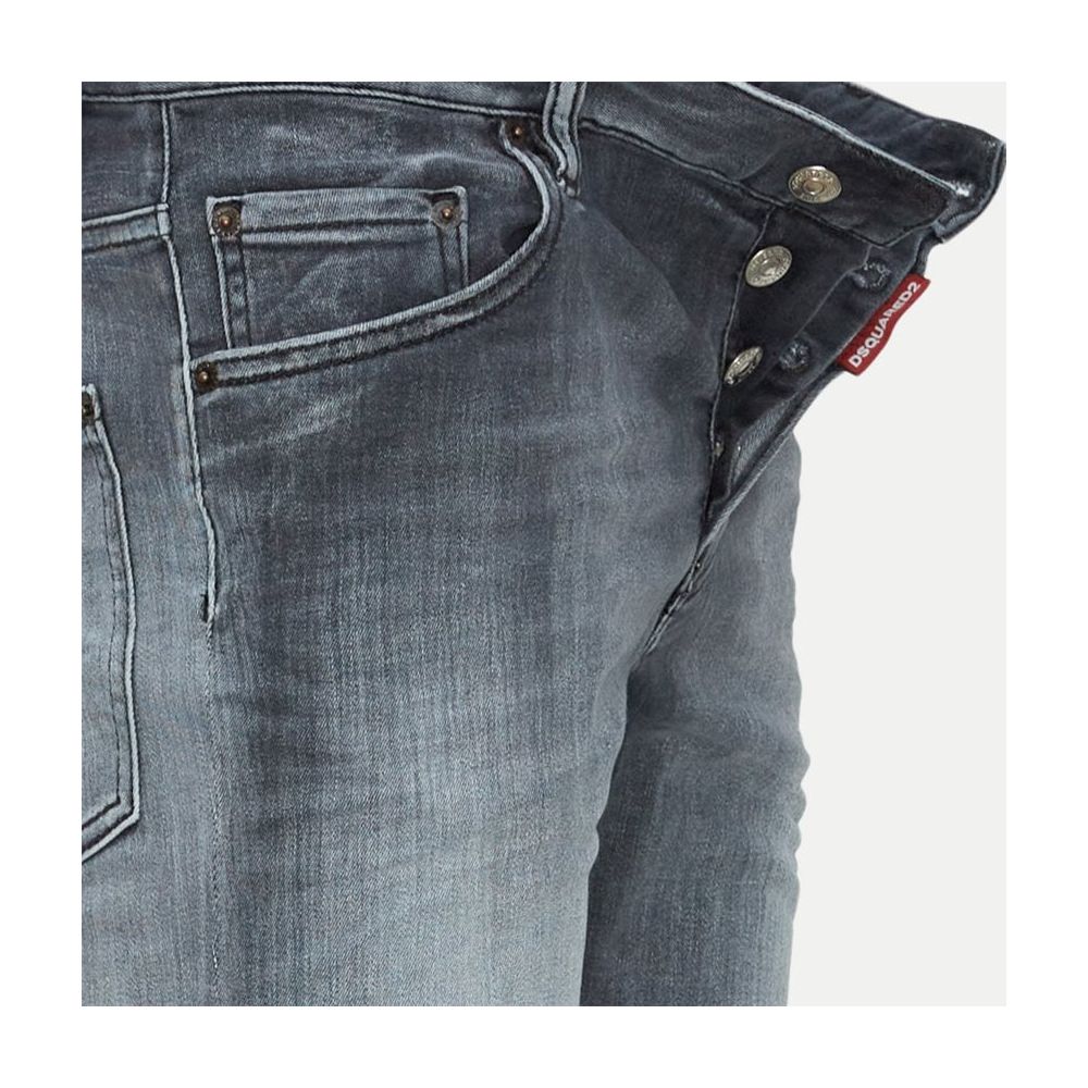 Dsquared² Gray Cotton Jeans & Pant - SOHO '25