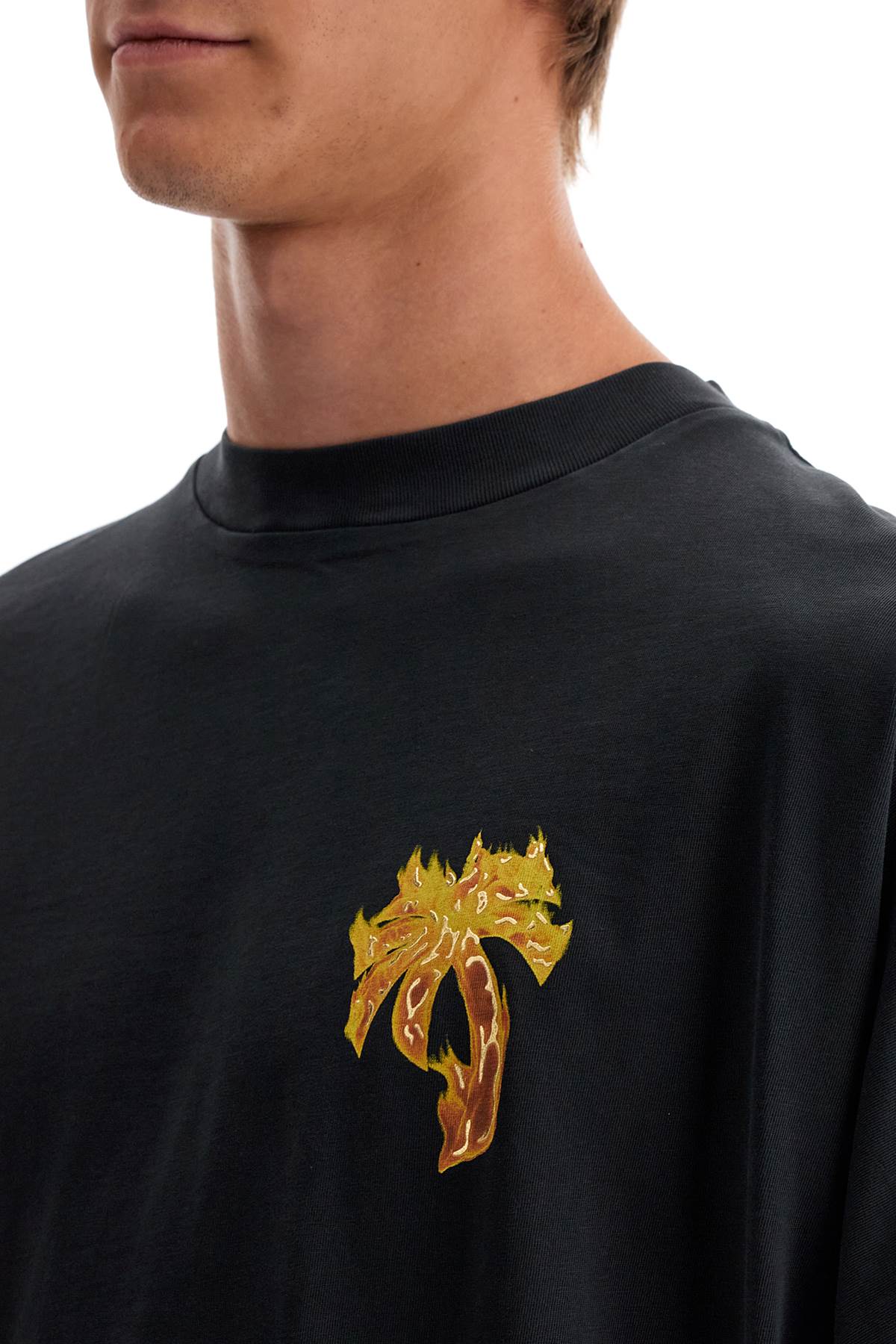 Palm Angels Palm Angels 'burning palm oversized t - SOHO '25