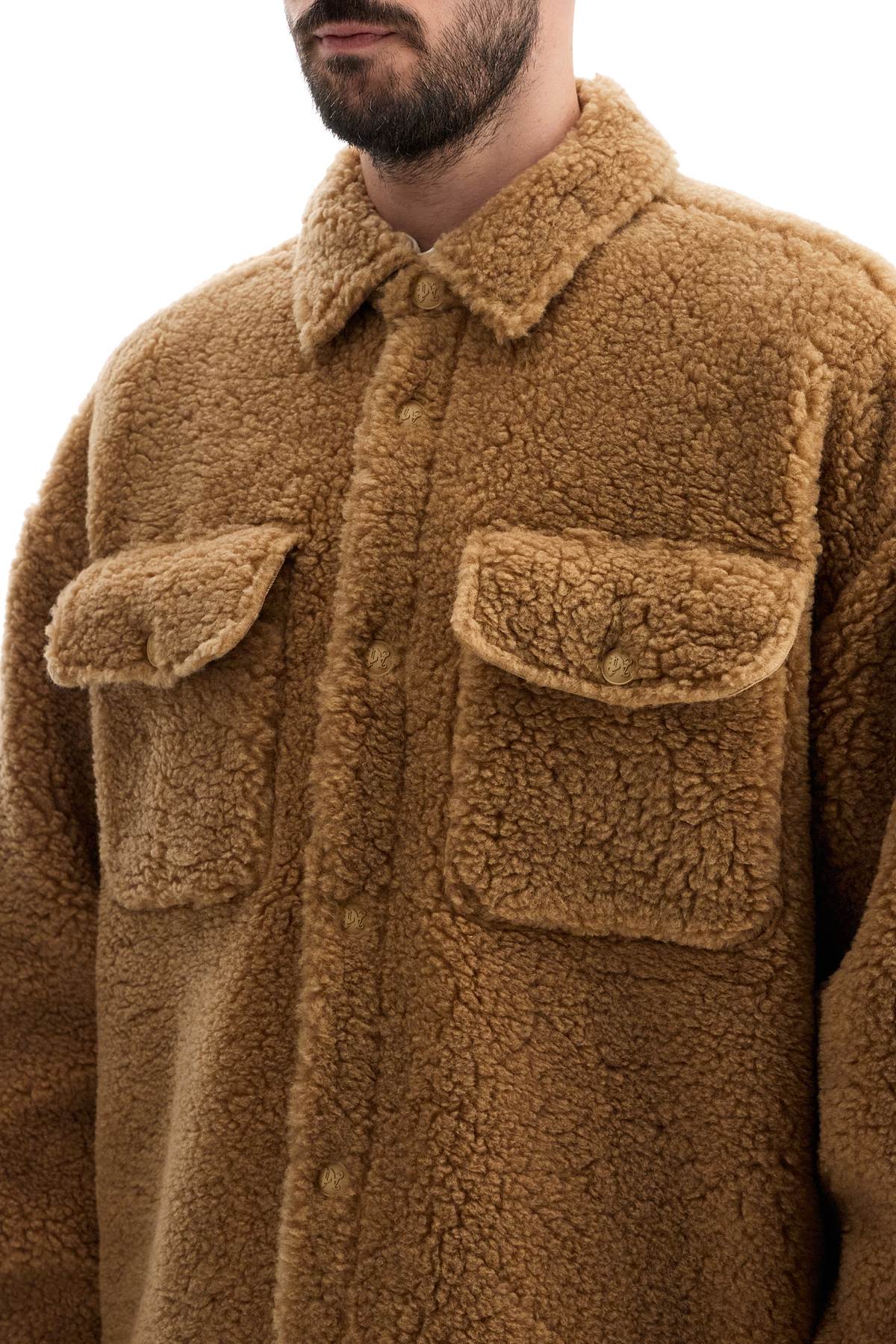Palm Angels Palm Angels teddy bear themed overshirt - SOHO '25