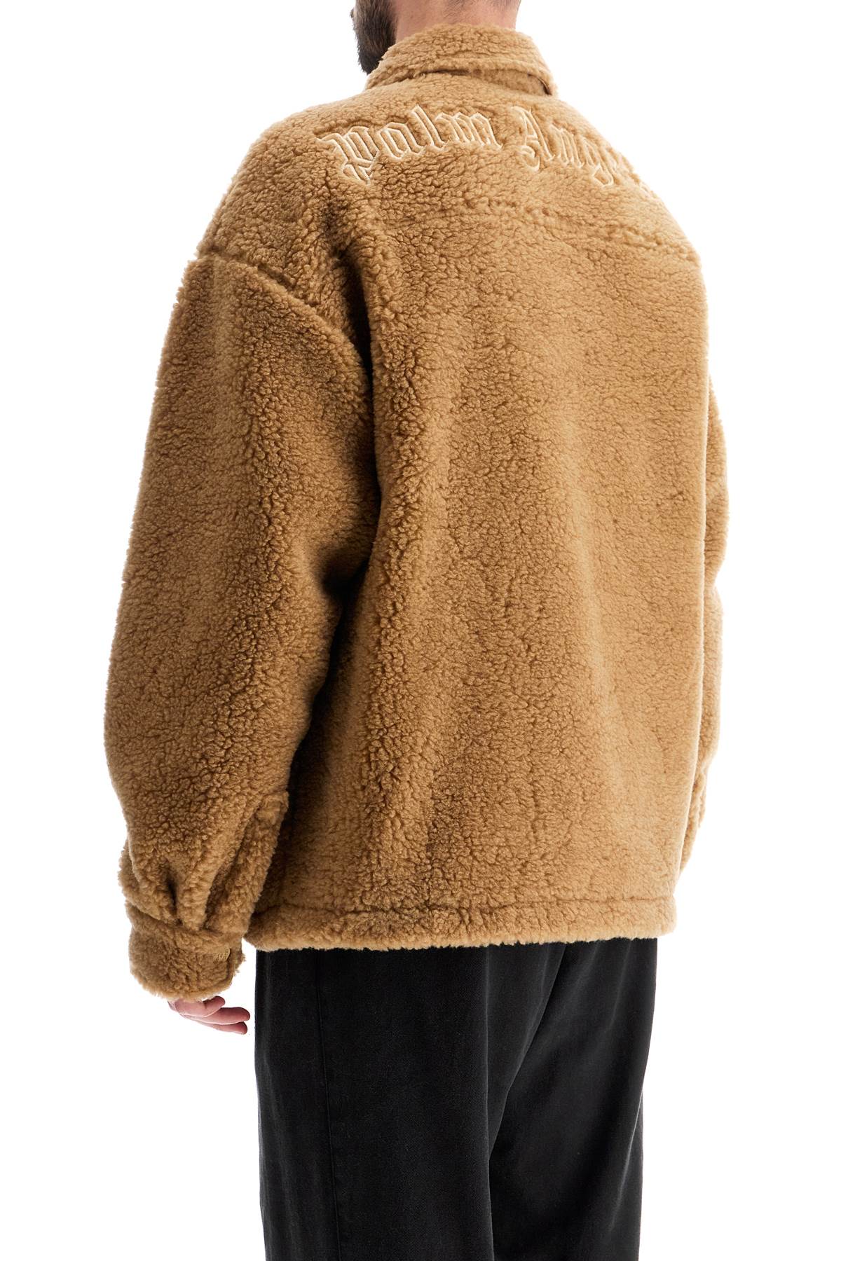 Palm Angels Palm Angels teddy bear themed overshirt - SOHO '25