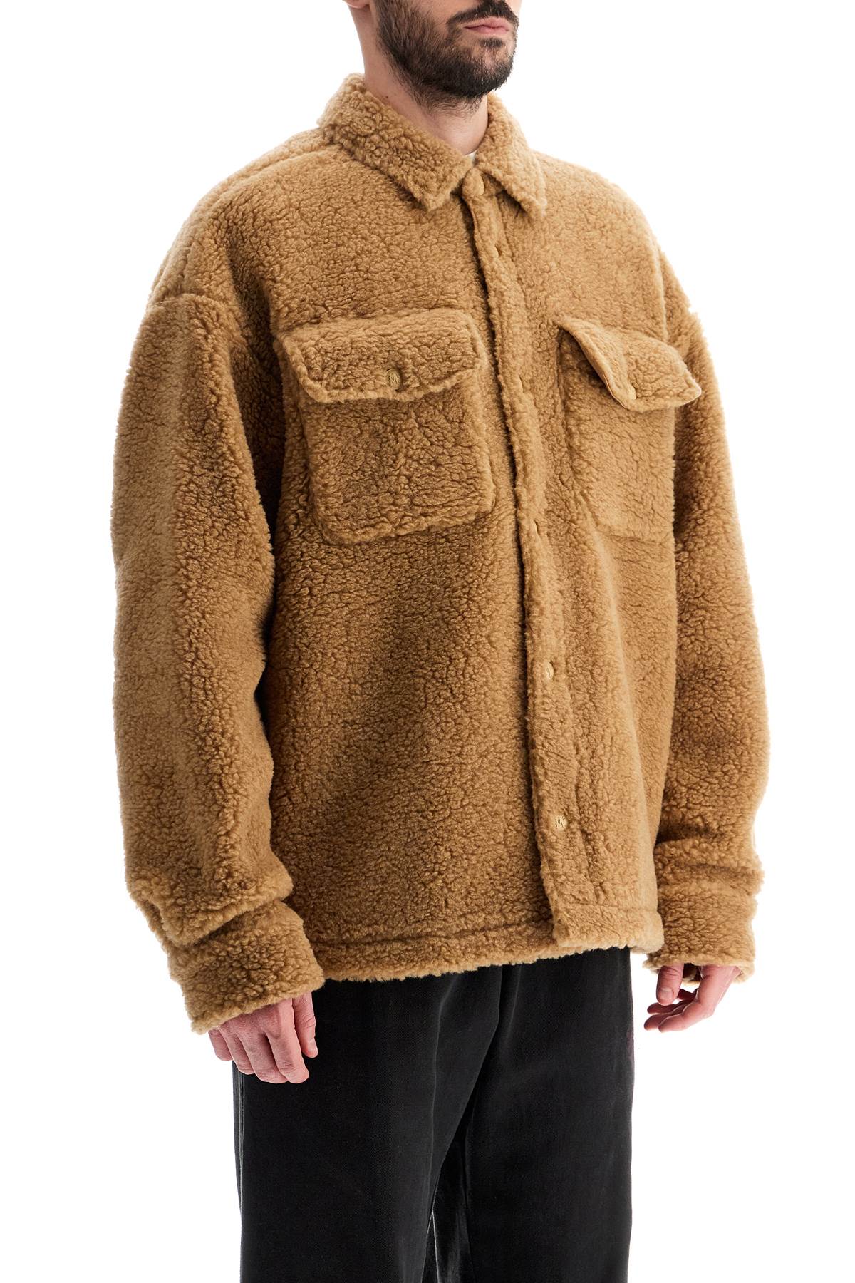 Palm Angels Palm Angels teddy bear themed overshirt - SOHO '25