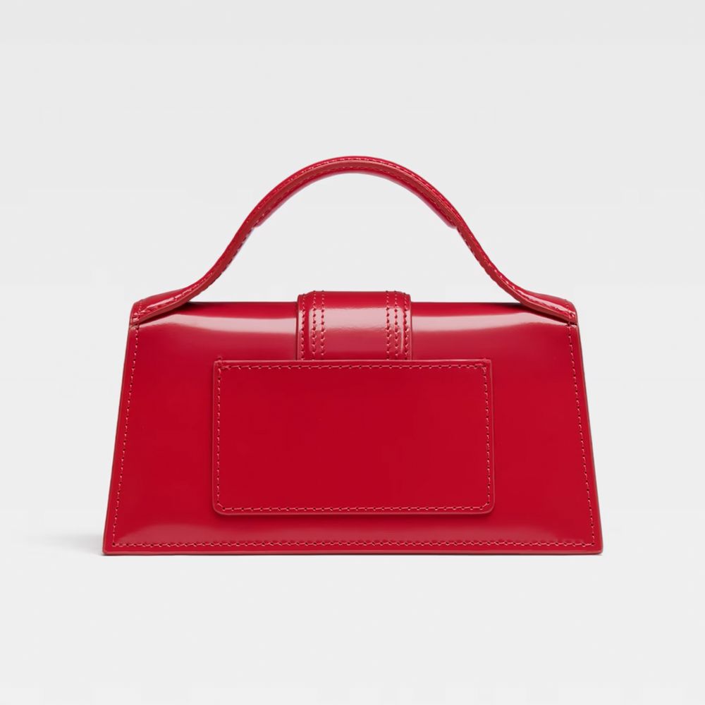 Geantă Jacquemus din piele roșie