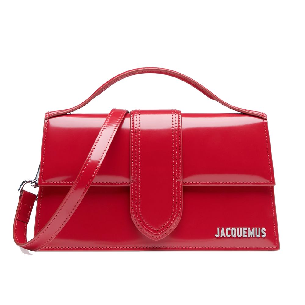 Geantă Jacquemus din piele roșie