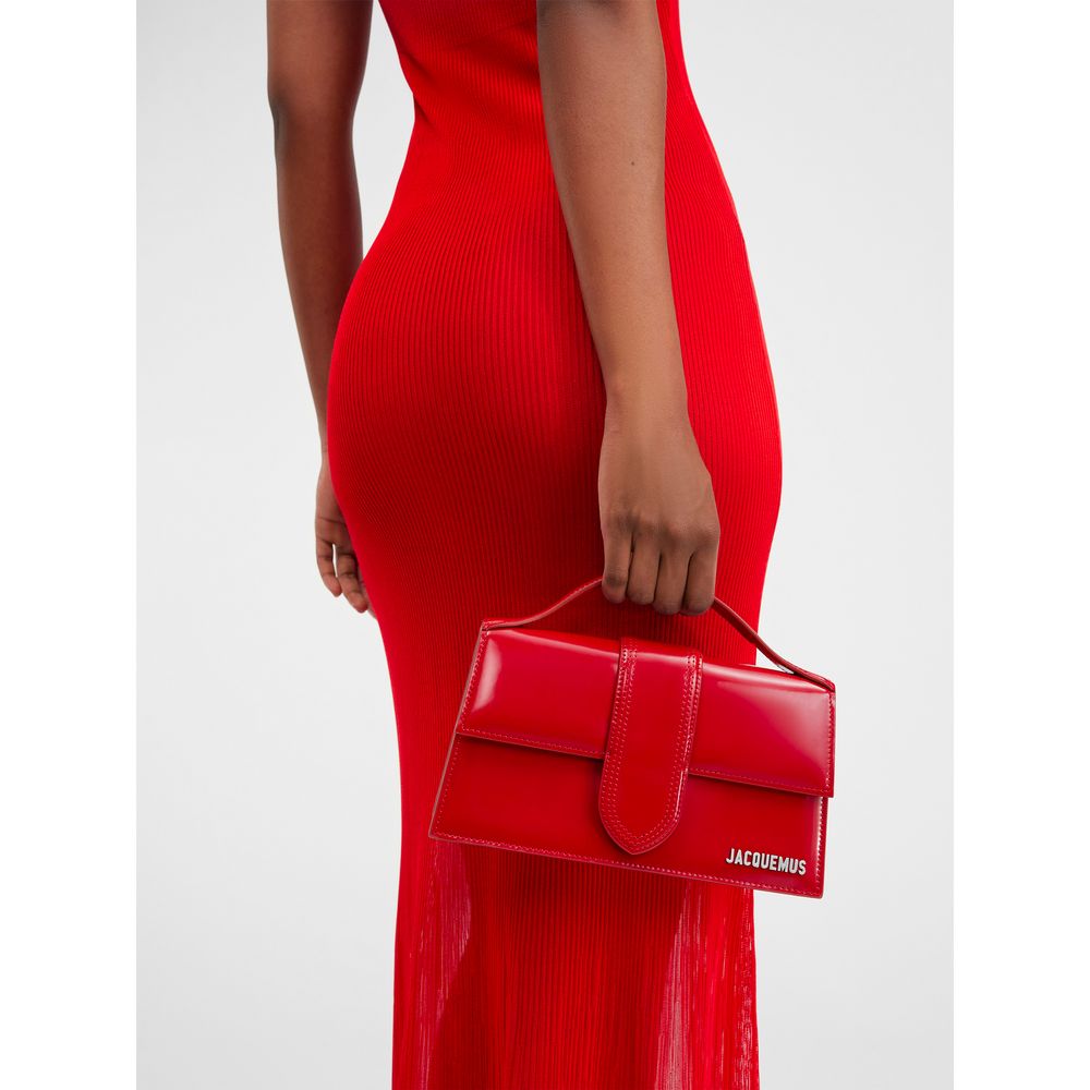 Geantă Jacquemus din piele roșie