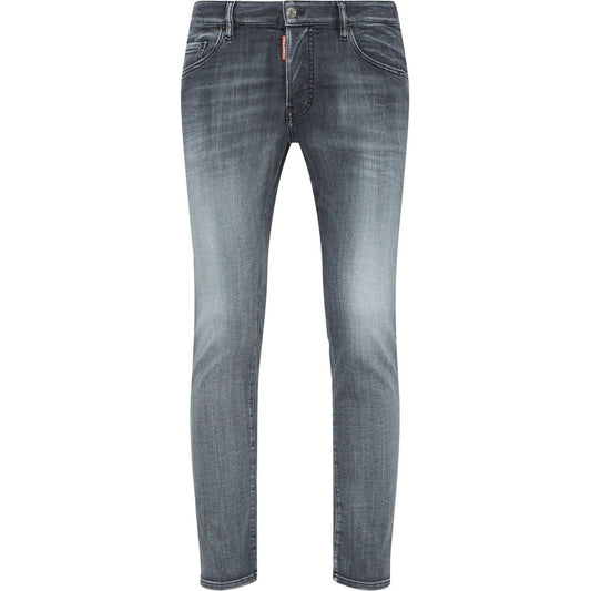 Dsquared² Gray Cotton Jeans & Pant - SOHO '25